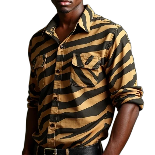 jacket, staff, animal, photorealistic transparent PNG cut-out