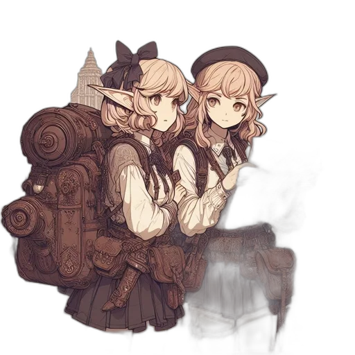 staff, hat, weapon, dress transparent PNG cut-out