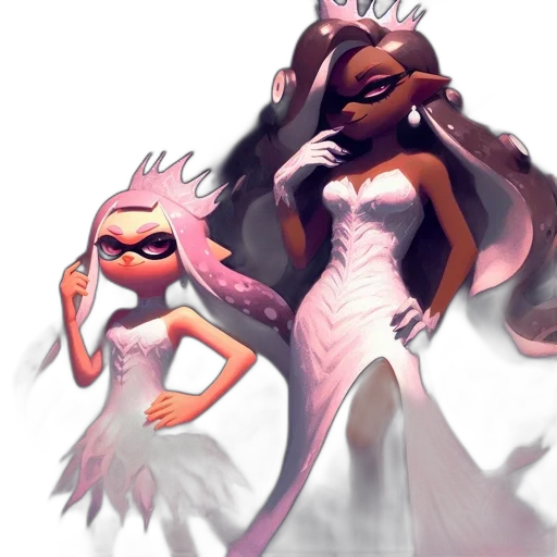 dress, crown, concept art, fantasy art transparent PNG cut-out