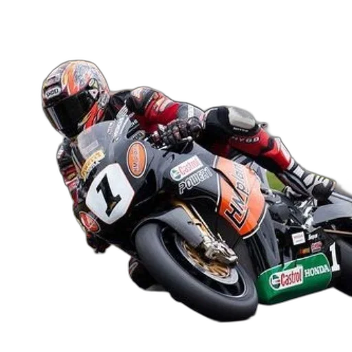 motorcycle, racer, wearing, red transparent PNG cut-out