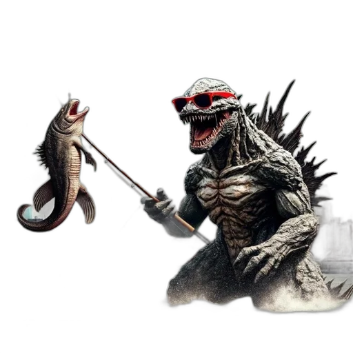 creature, dragon, staff, animal transparent PNG cut-out