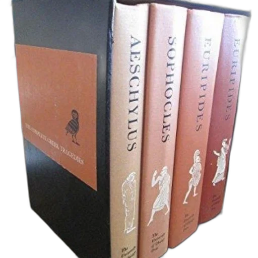 set, books, featuring, aeschylus transparent PNG cut-out