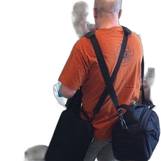 staff, jacket, weapon, robot transparent PNG cut-out
