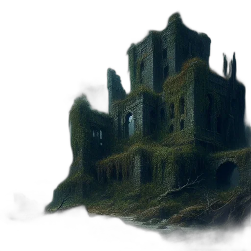 building, crown, face, concept art transparent PNG cut-out