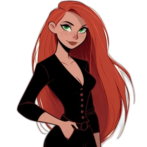 dress, staff, jacket, cartoon transparent PNG cut-out