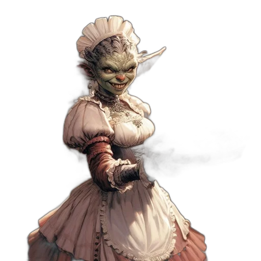 dress, staff, mask, face transparent PNG cut-out