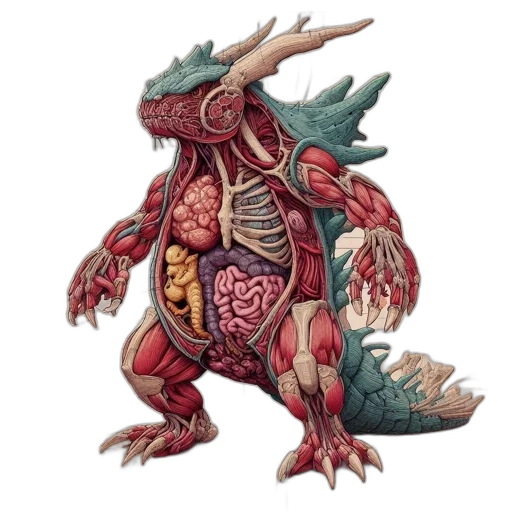 dragon, creature, animal, concept art transparent PNG cut-out