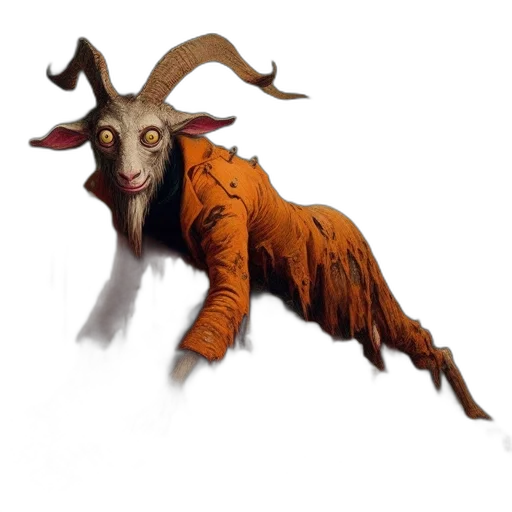 animal, creature, dragon, staff transparent PNG cut-out