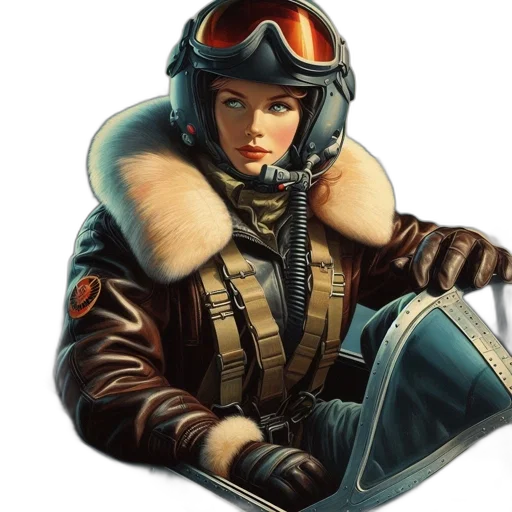 jacket, face, concept art, comic book art transparent PNG cut-out