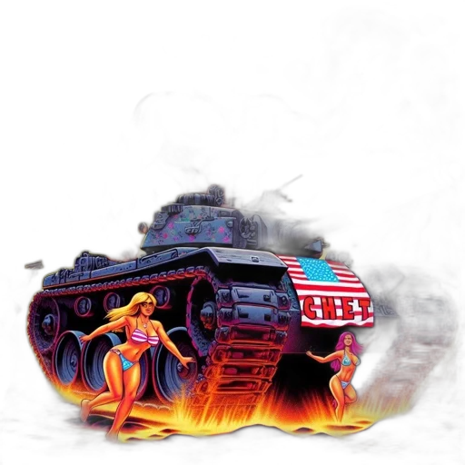 weapon, car, concept art, comic book art transparent PNG cut-out