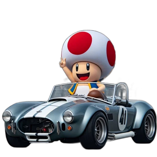 car, hat, 3d render, concept art transparent PNG cut-out