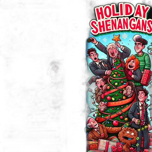 vibrant, illustration, holiday, shenanigans transparent PNG cut-out