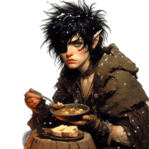 food, fantasy art, concept art, photorealistic transparent PNG cut-out