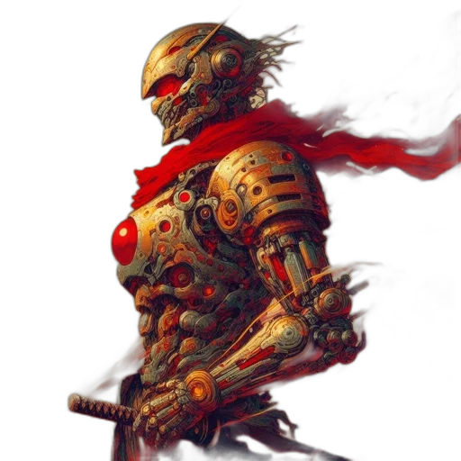 robot, sword, weapon, concept art transparent PNG cut-out