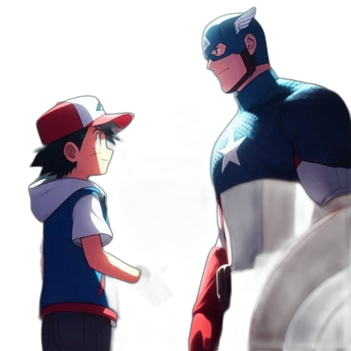 comic book art, concept art, anime, cartoon transparent PNG cut-out
