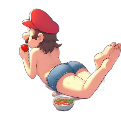 food, hat, creature, dress transparent PNG cut-out
