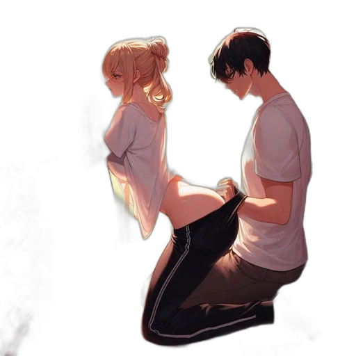 concept art, watercolor, anime, pixel art transparent PNG cut-out
