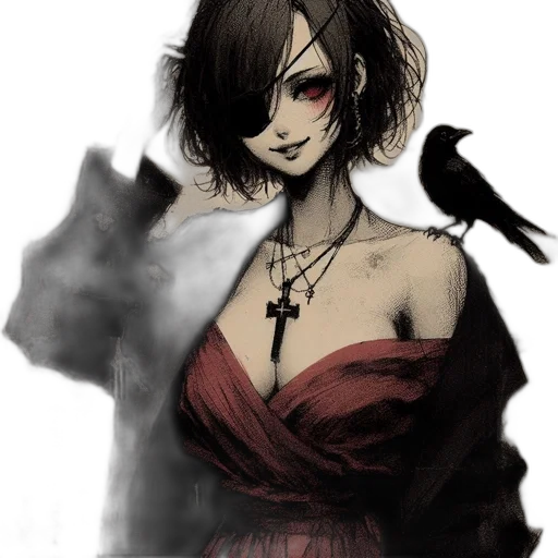 dress, mask, jewelry, face transparent PNG cut-out