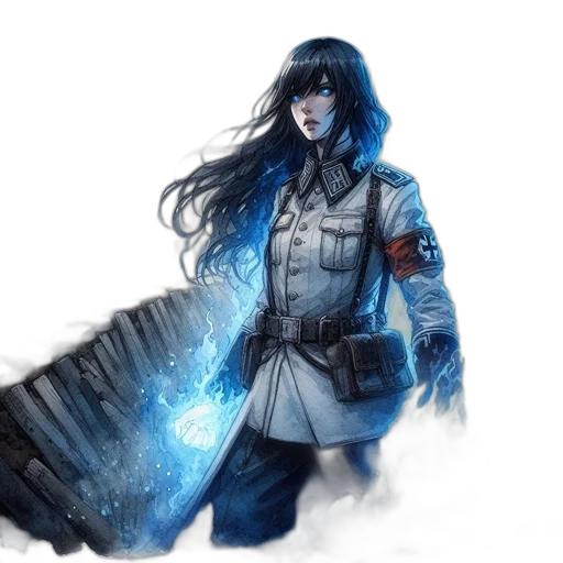 staff, concept art, fantasy art, comic book art transparent PNG cut-out