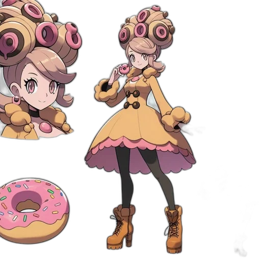 food, concept art, anime, 3d render transparent PNG cut-out