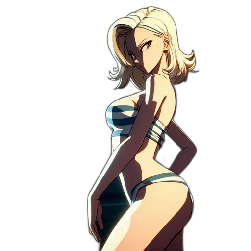 dress, staff, robot, concept art transparent PNG cut-out