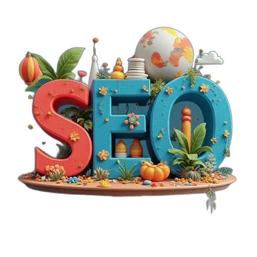 3d render, concept art, seo, optimization transparent PNG cut-out