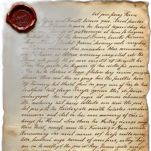 handwritten, letter, aged, paper transparent PNG cut-out