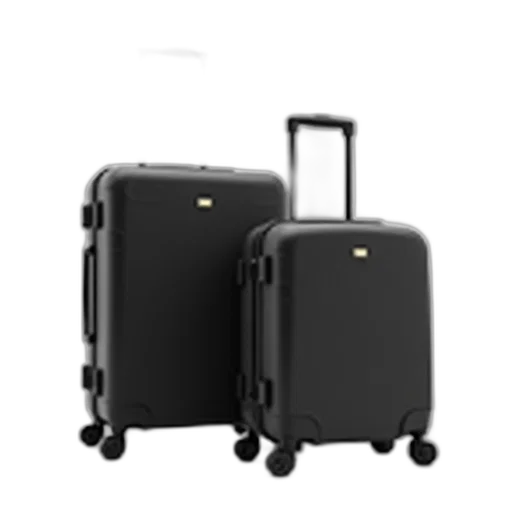 set, three, luggage, pieces transparent PNG cut-out