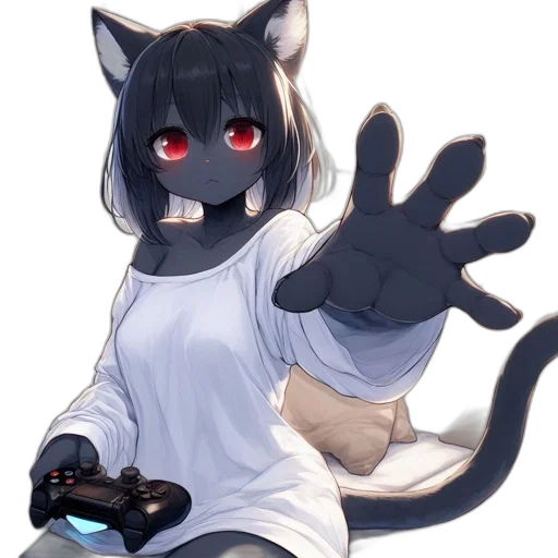 staff, animal, creature, anime transparent PNG cut-out