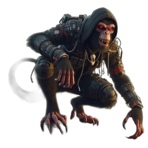 creature, animal, mask, concept art transparent PNG cut-out