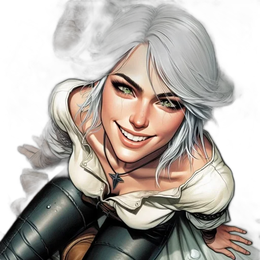 face, comic book art, fantasy art, concept art transparent PNG cut-out