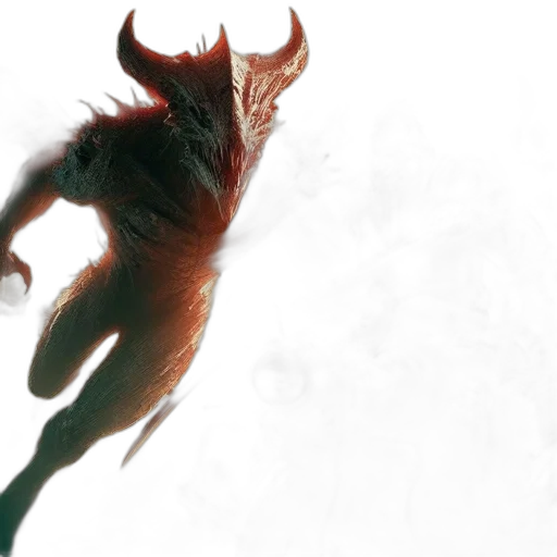dragon, creature, animal, hair transparent PNG cut-out