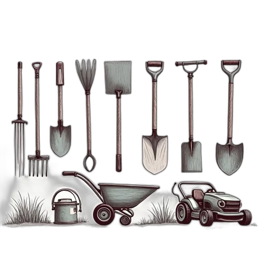 weapon, furniture, staff, jewelry transparent PNG cut-out