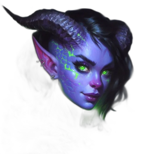 dragon, face, creature, staff transparent PNG cut-out