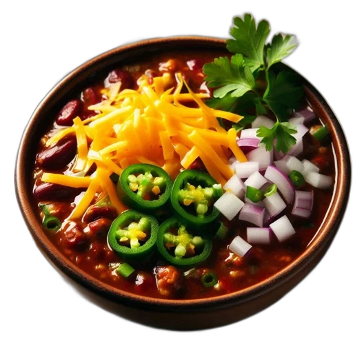 food, crown, photorealistic, chili transparent PNG cut-out