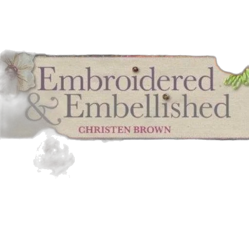 embroidered, embellished, christen, brown transparent PNG cut-out