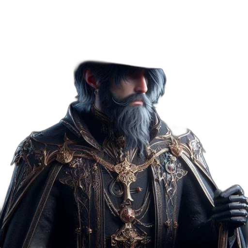 hat, crown, face, staff transparent PNG cut-out