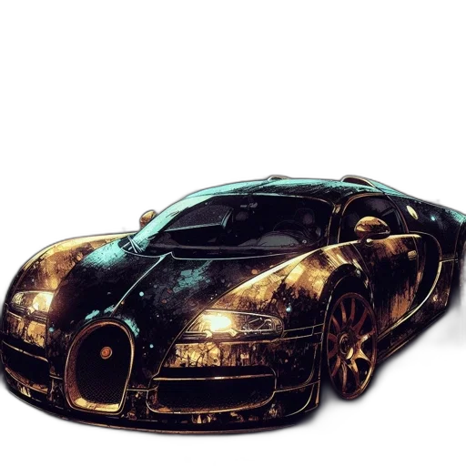 car, 3d render, photorealistic, concept art transparent PNG cut-out