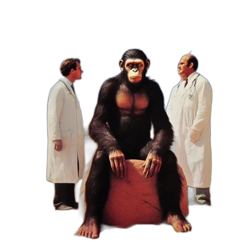 animal, creature, jacket, mask transparent PNG cut-out