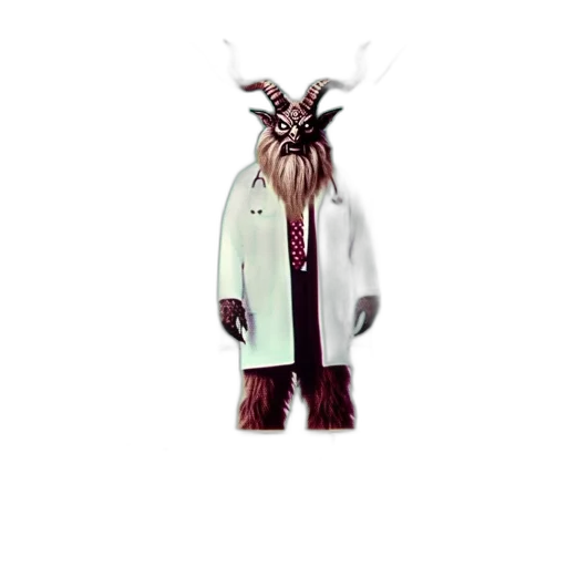 creature, animal, mask, staff transparent PNG cut-out