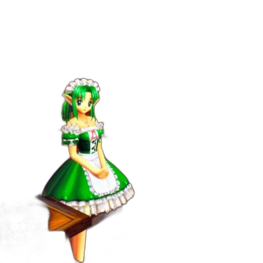 dress, staff, crown, weapon transparent PNG cut-out
