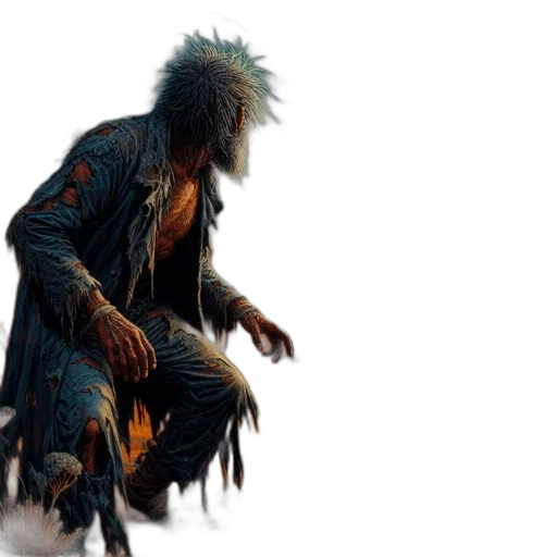 creature, hair, animal, jacket transparent PNG cut-out