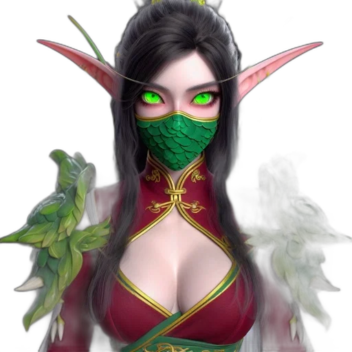 dragon, mask, fantasy art, concept art transparent PNG cut-out