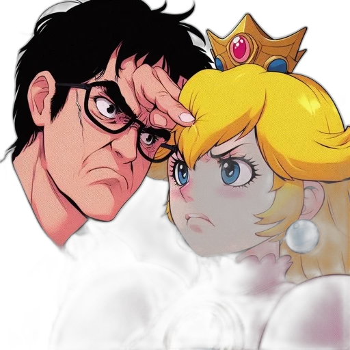 crown, anime, concept art, comic book art transparent PNG cut-out