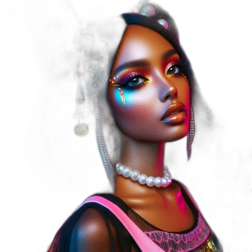 jewelry, face, fantasy art, concept art transparent PNG cut-out