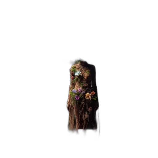 dress, hair, flower, jacket transparent PNG cut-out