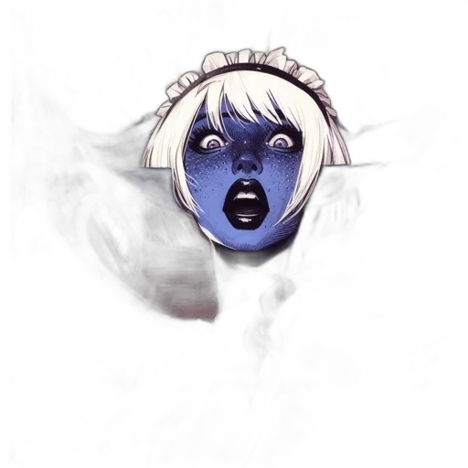 mask, face, creature, staff transparent PNG cut-out