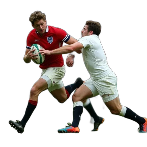 england, player, tackled, hit transparent PNG cut-out