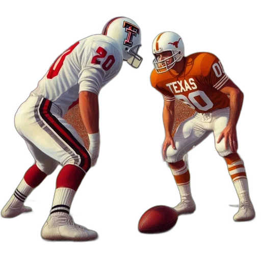 concept art, football, match, two transparent PNG cut-out