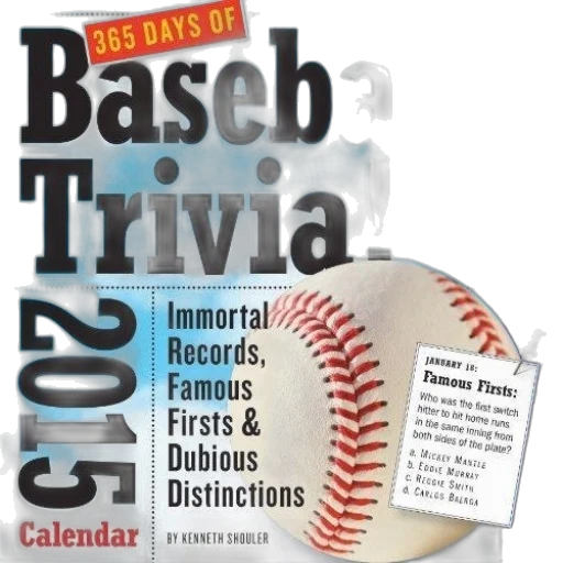 baseball, calendar, 2015, question transparent PNG cut-out